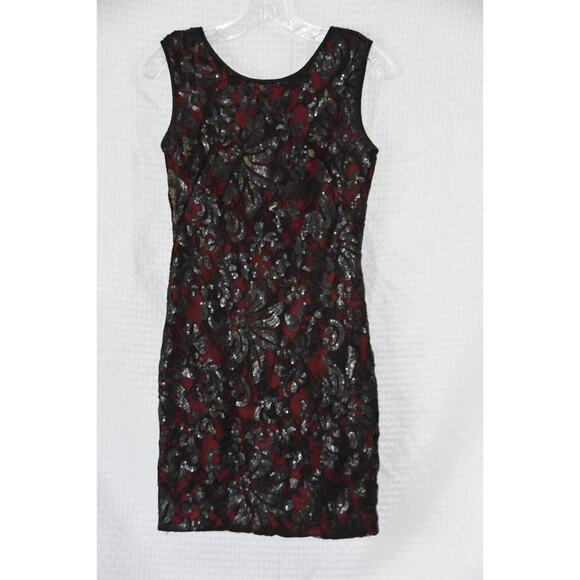 CACHE Cocktail Party Sequin Sheath Dress Size 0 - Picture 2 of 4